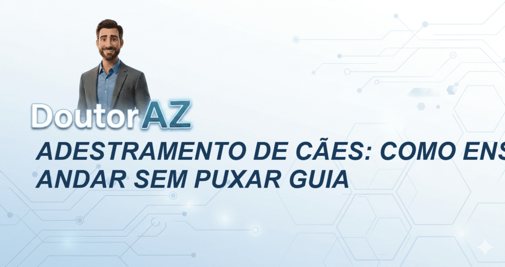 Adestramento de cães: como ensinar a andar sem puxar guia