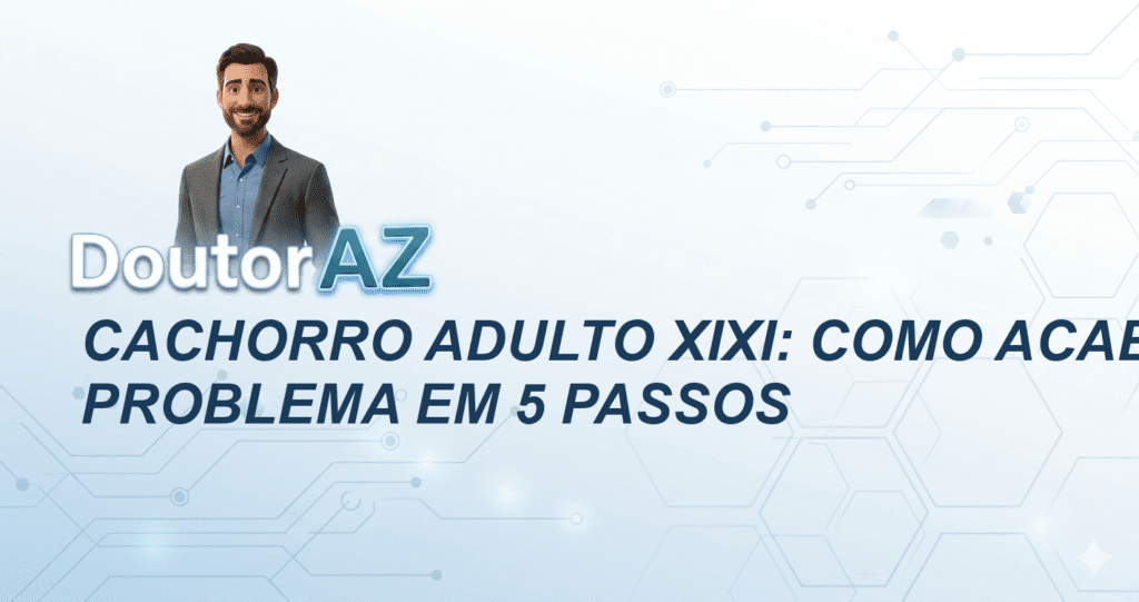 Cachorro adulto xixi: Como acabar com o problema em 5 passos