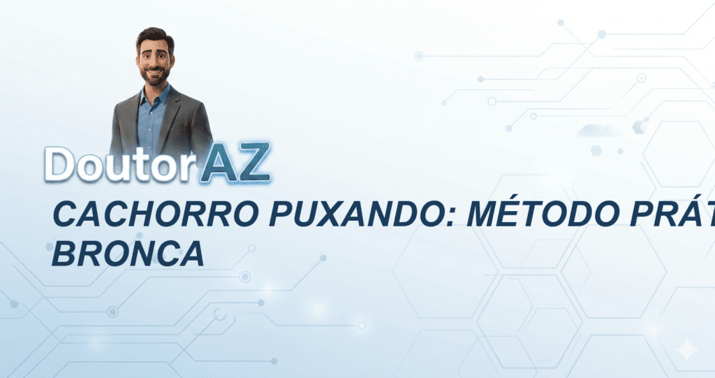 Cachorro puxando: método prático sem bronca