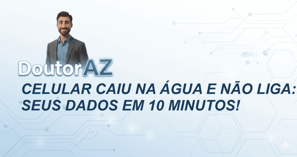 Celular caiu na água e não liga: Salve seus dados em 10 minutos!