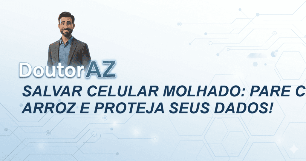 Salvar celular molhado: Pare com o arroz e proteja seus dados!