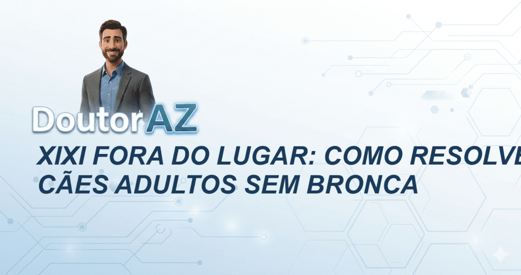 Xixi fora do lugar: Como resolver em cães adultos sem bronca