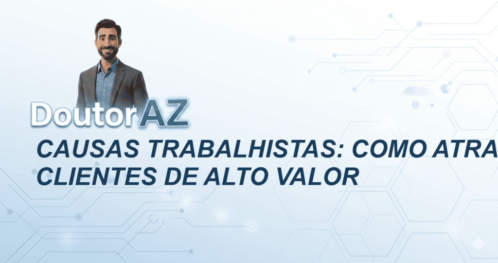 Causas trabalhistas: Como atrair clientes de alto valor
